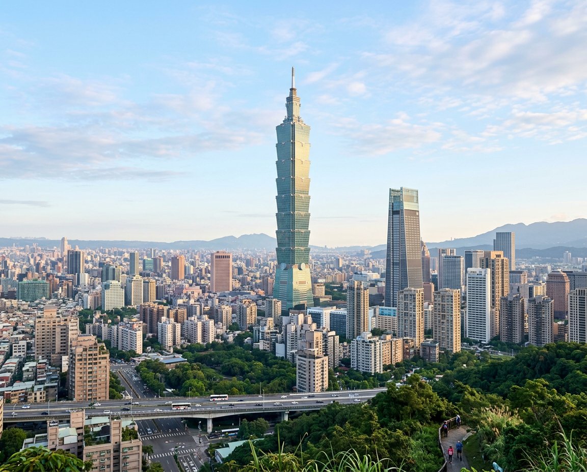 台北 101 與城市天際線